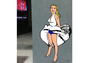 Giorgia Meloni come Marilyn Monroe: ecco "Pop Giorgia", il murales a Milano