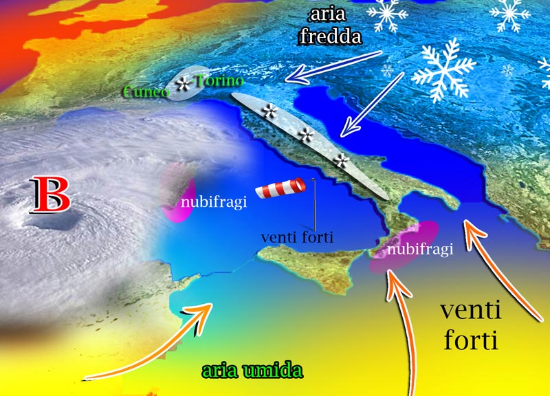 Meteo Arriva Il Ciclone Di Natale Neve In Pianura Centimetri A