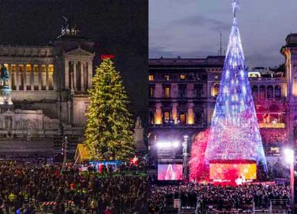 Immagini Contro Il Natale.Natale 2019 A Roma E Milano Spelacchio Contro Ferracchio Confronto Impietoso Affaritaliani It