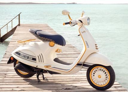 Piaggio, per i 75 anni della Vespa nasce lo scooter vestito Christian Dior