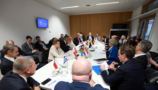 Consiglio europeo (Foto Lapresse) Consiglio europeo (Foto Lapresse)