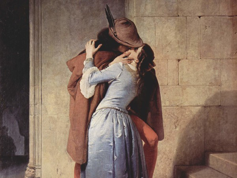 Francesco Hayez, Il Bacio, 1859. Pinacoteca di Brera, Milano