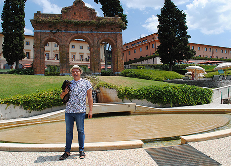 L'esterno del Fonteverde Tuscan Resort & Spa a San Casciano dei Bagni, in provincia di Siena