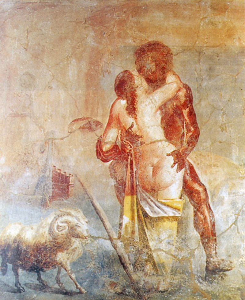 Polifemo e Galatea. Napoli, Museo Archeologico