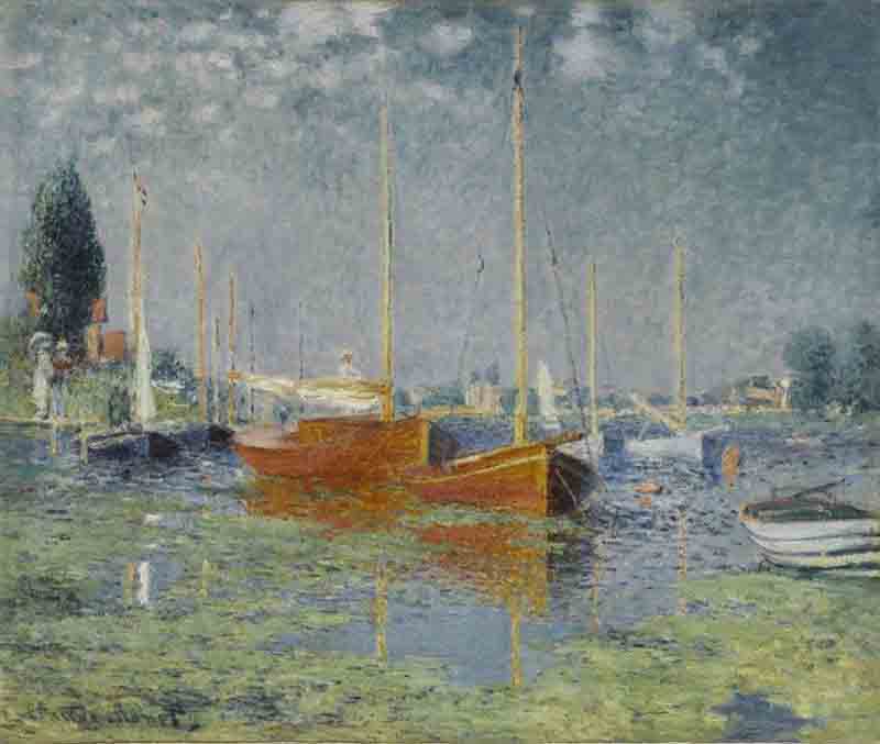 15. Claude Monet, Argenteuil (1875) olio su tela; 56x65 cm Parigi, Musée de l’Orangerie