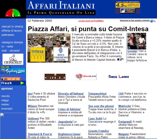 20 anni Affaritaliani (2000)
