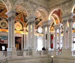 Library of Congress a Washington D.C, la biblioteca nazionale degli Stati Uniti