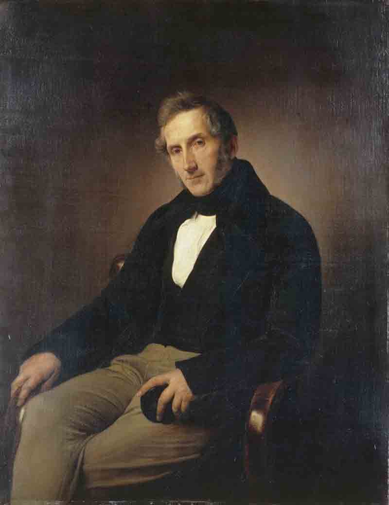 Francesco Hayez 13 Ritratto di Alessandro Manzoni, 1841 olio su tela, cm 120 x 92,5 Milano, Pinacoteca di Brera