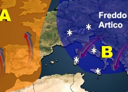 Meteo/ Gelo artico sull'Italia. Ondata lunga e persistente