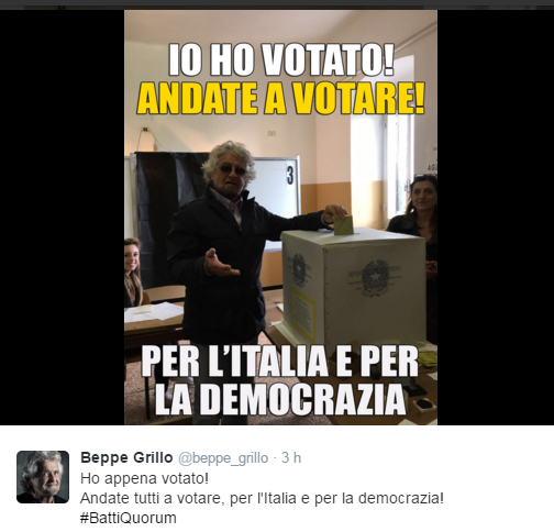 grillo referendum