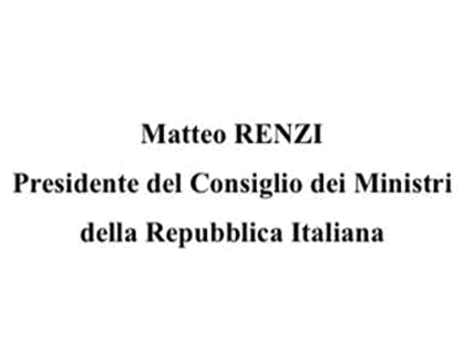 La firma di Renzi sulla cessione del mare sardo alla Francia