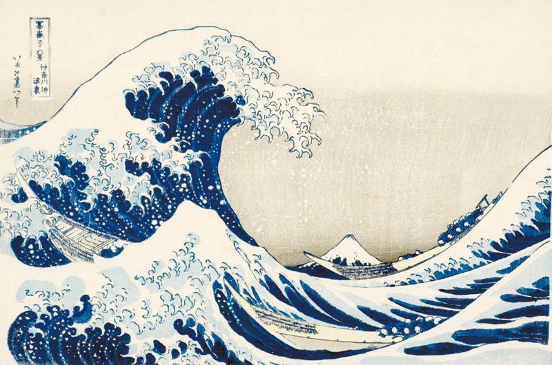 Katsushika Hokusai   La grande onda presso la costa di Kanagawa, dalla serie Trentasei vedute del monte Fuji, 1830   1832 circa