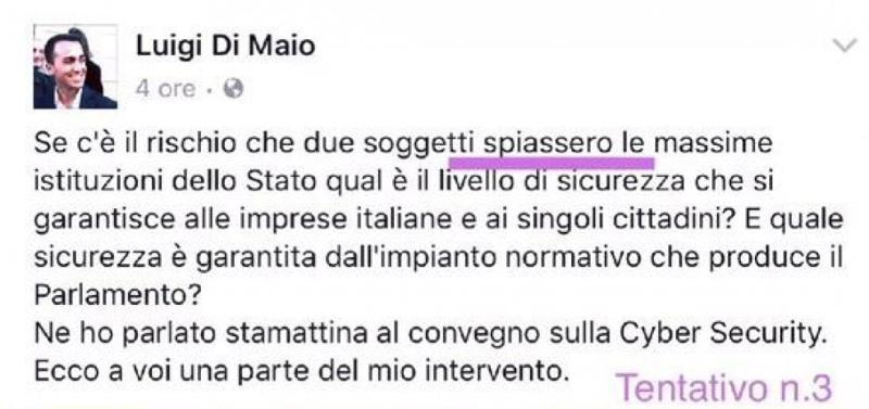 Di Maio Tweet sbagliato Di Maio Tweet sbagliato