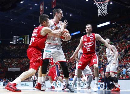 L'Olimpia Milano stende Reggio Emilia: 87-80 e va sull'1-0