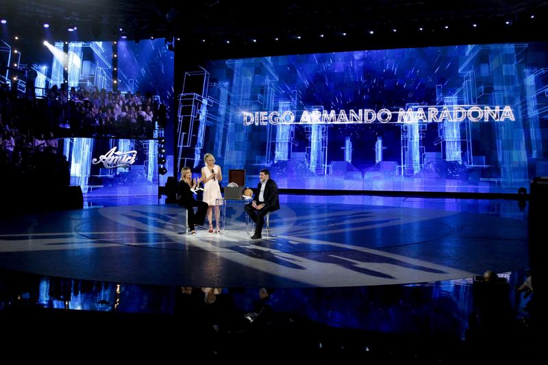 Amici 2017, Maradona Maria De Filippi, Simona Ventura 2