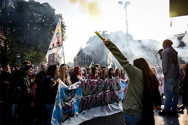 corteo studenti milano 6