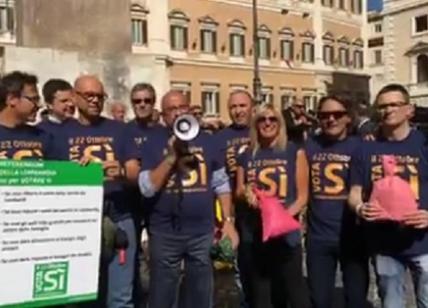 Lega, manifestazione a Roma: "Autonomia lombarda serve a tutto il paese"