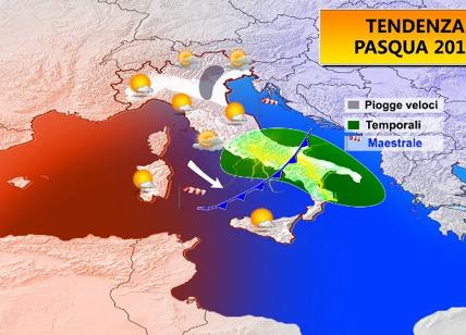 Previsioni meteo: weekend di Pasqua compromesso, poi fresco