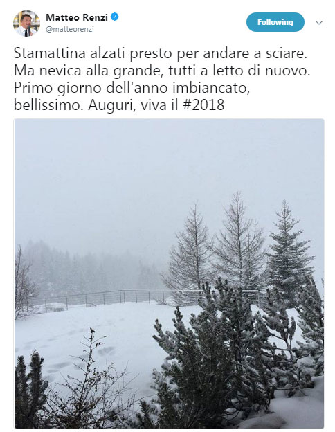 renzi neve