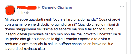 accusato violenze sessuali brescia carmelo cipriano