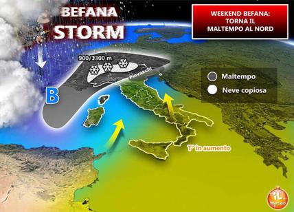 Previsioni meteo, weekend della Befana: torna il maltempo al Nord