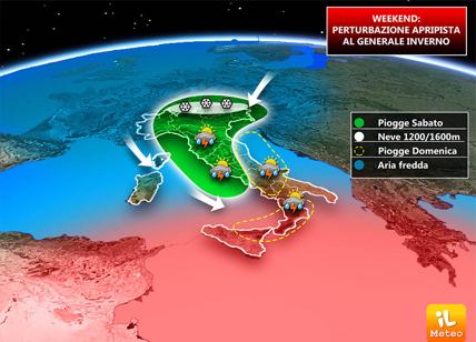 Previsioni meteo weekend: inverno alle porte. Meteo Italia