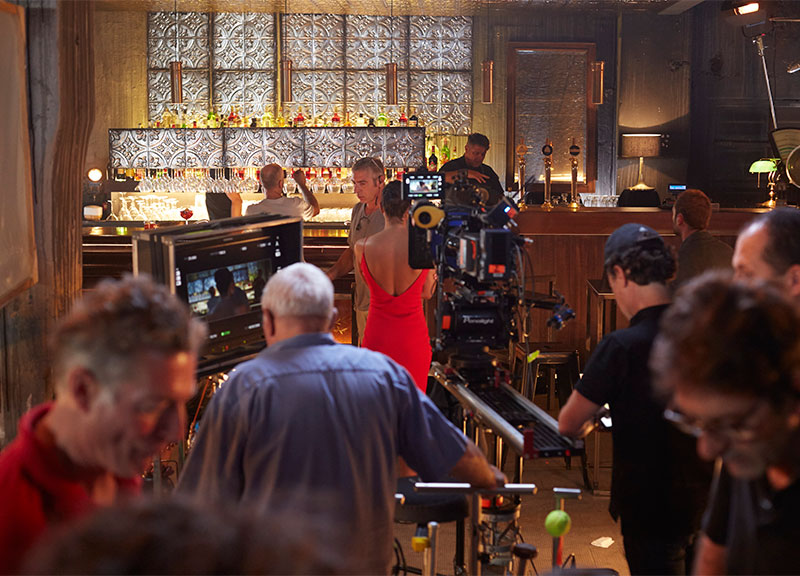 Campari On set at The Legend of Red Hand filming