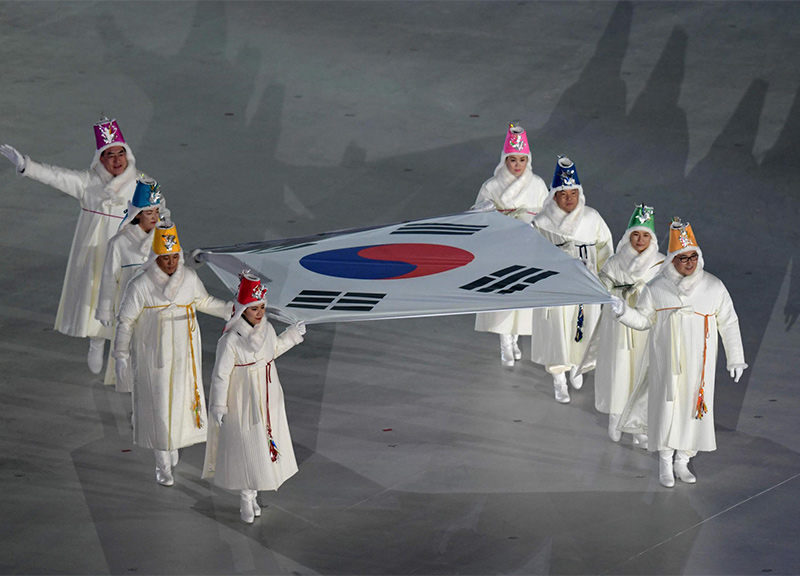 Cerimonia d'apertura olimpiadi invernali pyeongchang ape 10