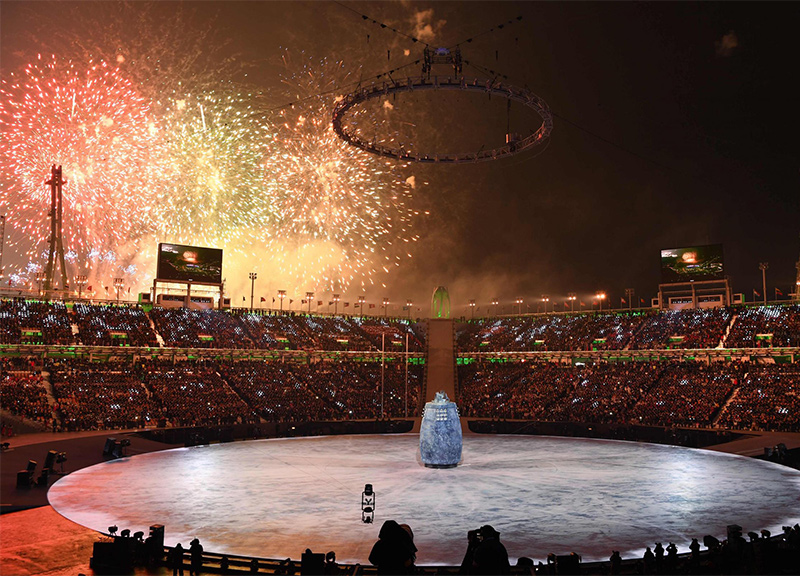 Cerimonia d'apertura olimpiadi invernali pyeongchang ape 2