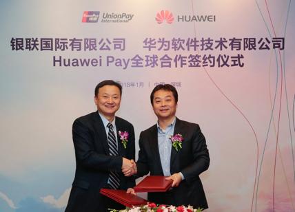 Huawei e Union Pay International insieme per il lancio globale di Huawei Pay