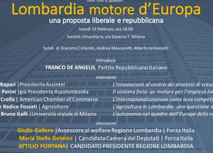 Regionali 2018, Lombardia motore d’Europa: le professioni per Fontana