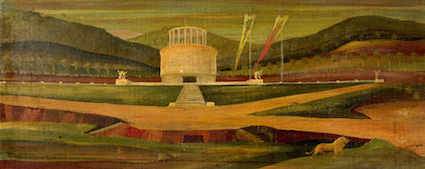 Achille Capizzano, Senza titolo, 1938, olio su tavola, cm 16x36, MAON, Rende