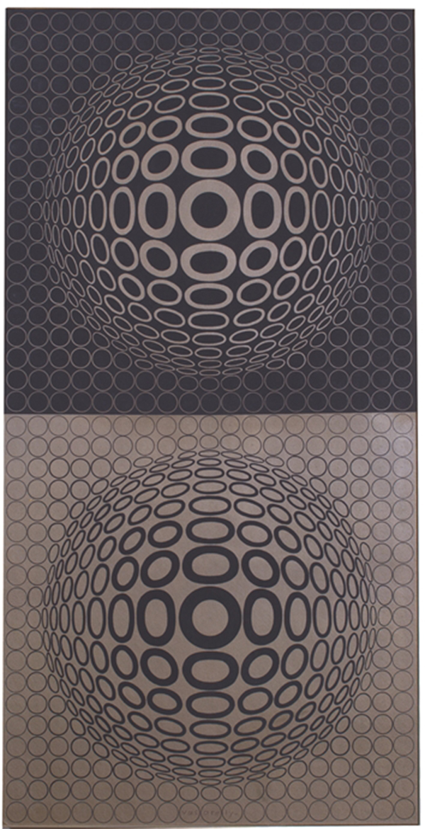 arte liberata Victor Vasarely, Riu Kare, 1956