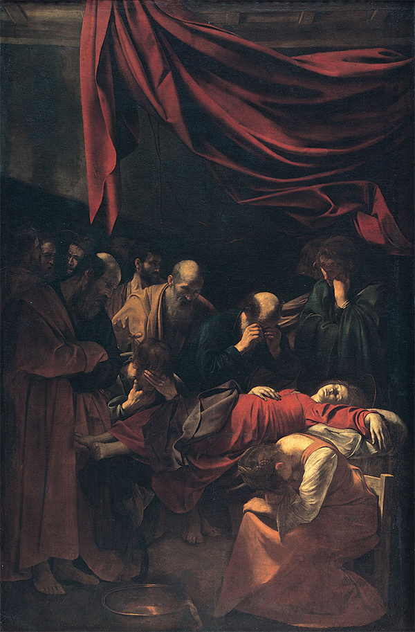 5. Michelangelo Merisi da Caravaggio Morte della Vergine, 1604 olio su tela, 369 x 245 cm Parigi, Musée du Louvre