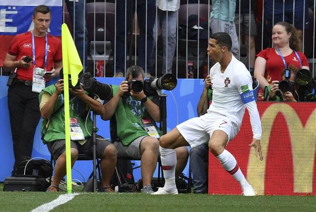 CRISTIANO RONALDO (foto Lapresse)