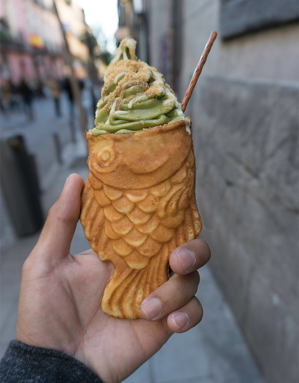 Deliveroo Fish Shapes Ice cone