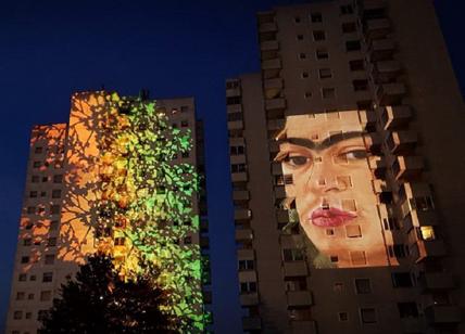 Milano Food City: Frida Kahlo proiettata sui palazzi di Gratosoglio