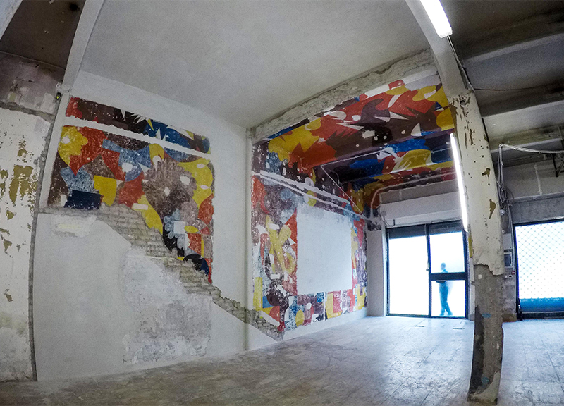 murale pittorico di Giacomo Balla ape 2