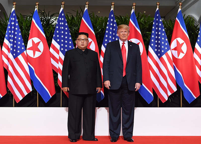 Singapore incontro Donald Trump Nord Corea Kim Jong un ape 16