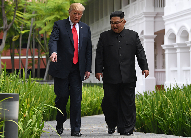 Singapore incontro Donald Trump Nord Corea Kim Jong un ape 9