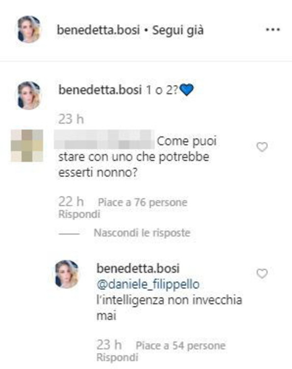 BRIATORE BENEDETTA BOSI INSTAGRAM