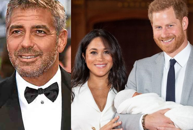 Royal baby, George Clooney rifiuta di fare da padrino.