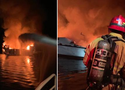 Usa: si teme fino a 34 morti in incendio imbarcazione sub a Santa Cruz