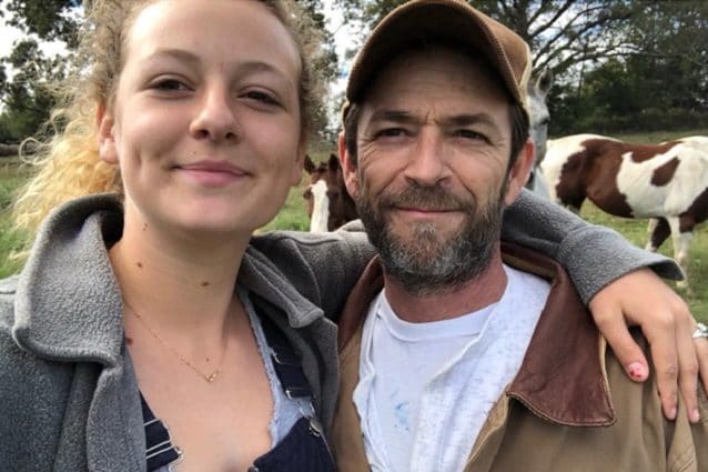 LUKE PERRY E LA FIGLIA SOPHIE