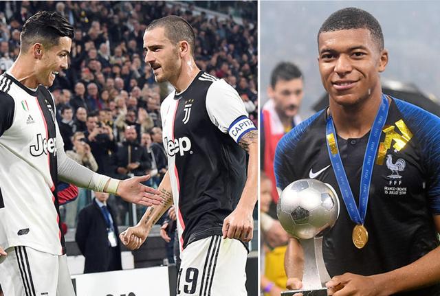 RONALDO - BONUCCI - MBAPPE' (Lapresse)