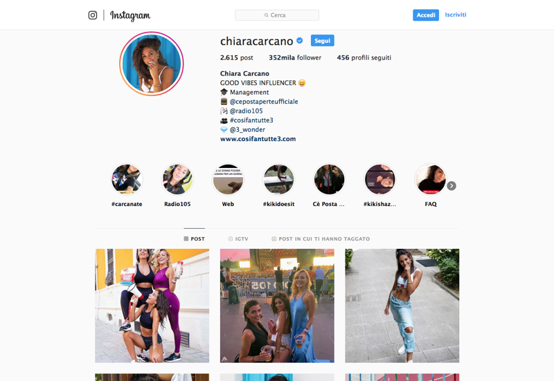 Screenshot 2019 07 10 Chiara Carcano ( chiaracarcano) • Foto e video di Instagram copia