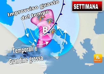 Meteo weekend, fuori l’ombrello: in arrivo temporali e grandine