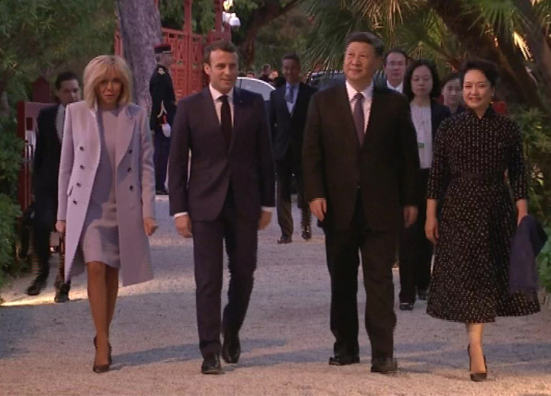 xi macron ape