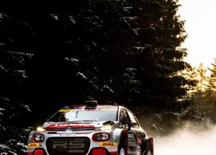 WRC, Rally Svezia, Dopo 4 PS la C3 di Ostberg Chiude in 11 posizione