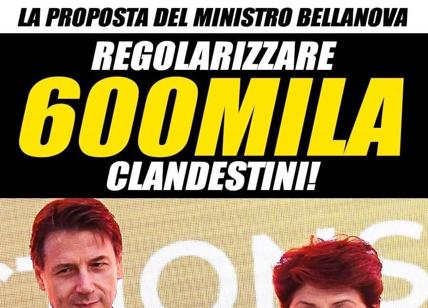 AGRICOLTURA, SASSO (Lega): "No alla regolarizzazione di 600.000 immigrati"